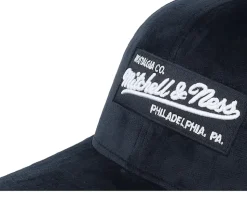 Hatstore Exclusive x Own Brand Velvet Pro Crown Black Adjustable - Mitchell & Ness