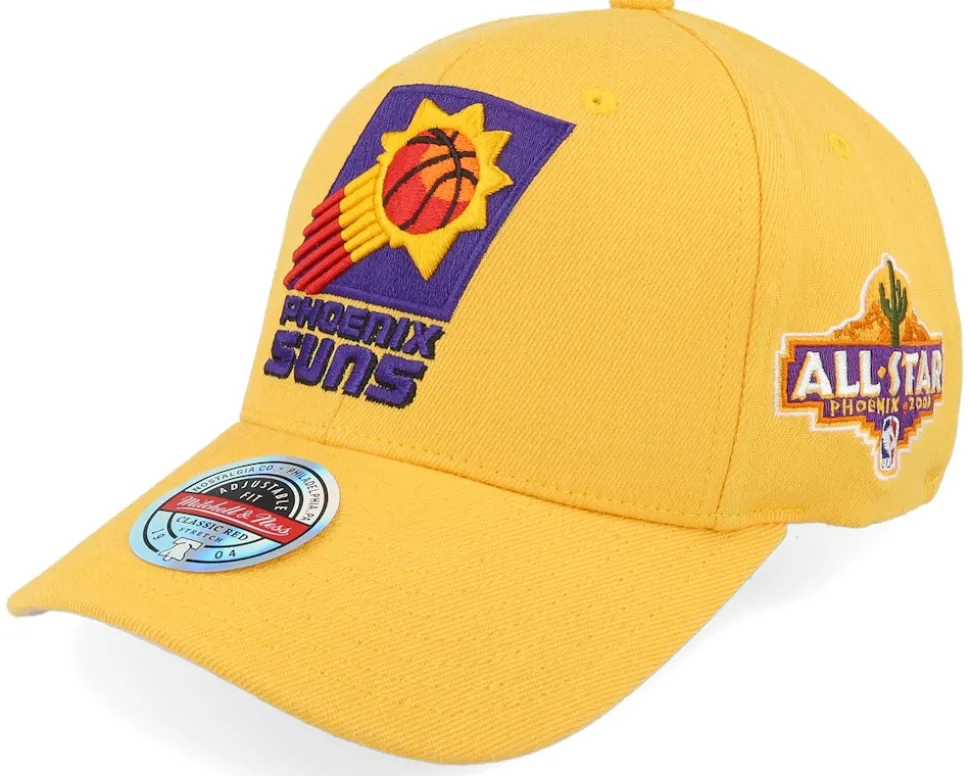 Hatstore Exclusive x Phoenix Suns Plutonium Yellow/Pink Adjustable - Mitchell & Ness