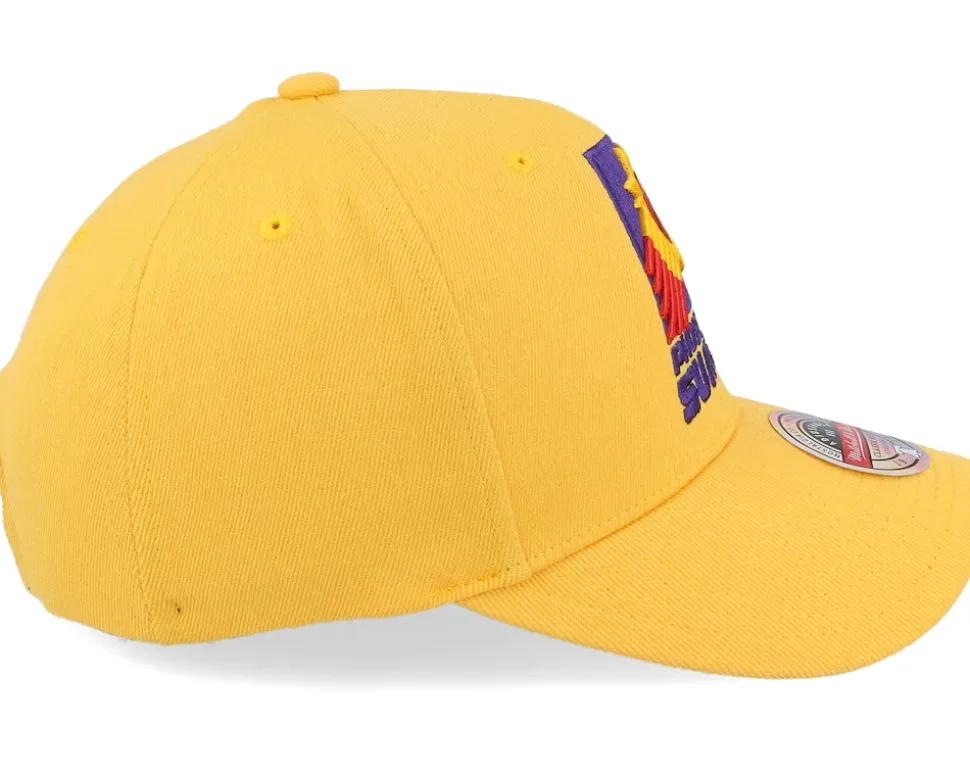 Hatstore Exclusive x Phoenix Suns Plutonium Yellow/Pink Adjustable - Mitchell & Ness
