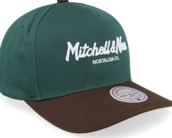 Hatstore Exclusive x Pro Crown Dark Green/Brown A-Frame Adjustable - Mitchell & Ness