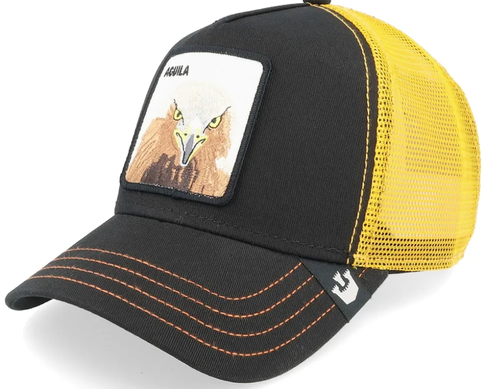 Hatstore Exclusive x Soar On Black/Yellow Trucker - Goorin Bros.