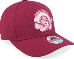 Hatstore Exclusive x Toronto Raptors Blush Burgundy Adjustable - Mitchell & Ness
