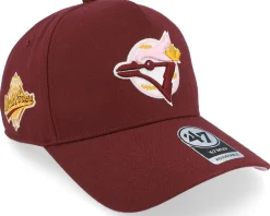 Hatstore Exclusive x Toronto Blue Jays World Dark Maroon A-Frame Adjustable - 47 Brand