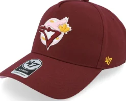 Hatstore Exclusive x Toronto Blue Jays World Dark Maroon A-Frame Adjustable - 47 Brand