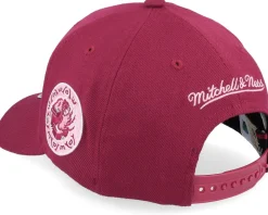 Hatstore Exclusive x Vancouver Grizzlies Blush Burgundy Adjustable - Mitchell & Ness