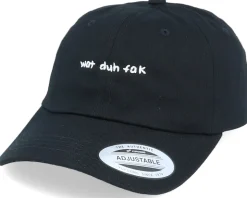 Hatstore x Kevin Bang - Wat Duh Fak Black Dad Cap