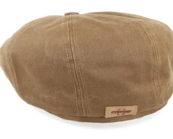 Hatteras Co/Pes Brown Flat Cap - Stetson