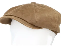 Hatteras Co/Pes Brown Flat Cap - Stetson