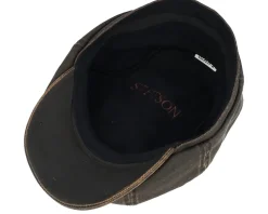 Hatteras Co/Pes Ef Brown Flat Cap - Stetson