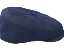 Hatteras Co/Pes Navy Flat Cap - Stetson