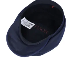 Hatteras Co/Pes Navy Flat Cap - Stetson