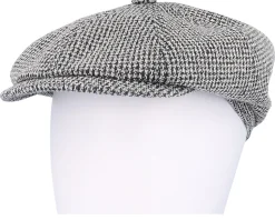 Hatteras Cotton Jersey Blue/White Flat Cap - Stetson