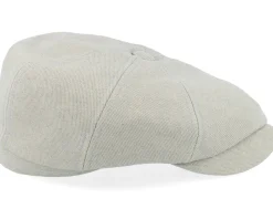 Hatteras Cotton Twill Beige/Blue Twill Flat Cap - Stetson