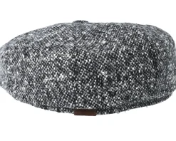 Hatteras Donegal Black Flat Cap - Stetson