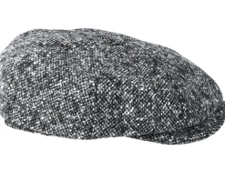 Hatteras Donegal Black Flat Cap - Stetson