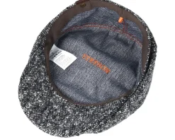 Hatteras Donegal Black Flat Cap - Stetson