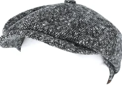 Hatteras Donegal Black Flat Cap - Stetson