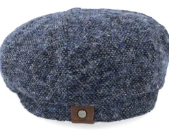 Hatteras Donegal Navy Flat Cap - Stetson