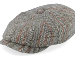 Hatteras Herringbone Virgin Wool Flat Cap - Stetson