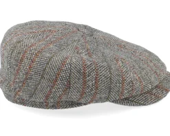 Hatteras Herringbone Virgin Wool Flat Cap - Stetson