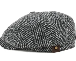 Hatteras Herringbone WV Flat Cap - Stetson