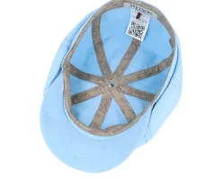 Hatteras Organic Cotton Sustainable Blue Flatcap - Stetson