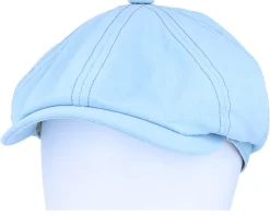 Hatteras Organic Cotton Sustainable Blue Flatcap - Stetson