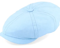 Hatteras Organic Cotton Sustainable Blue Flatcap - Stetson