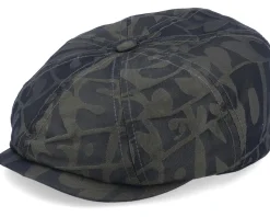 Hatteras Outdoor Olive/Black Flat Cap - Stetson