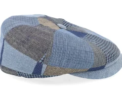 Hatteras Patchwork Denim Flat Cap - Stetson