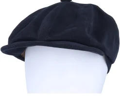 Hatteras Soft Cotton Navy Flatcap - Stetson