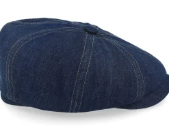 Hatteras Sustainable Denim Blue Flat Cap - Stetson