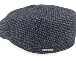 Hatteras Wool Black/Charcoal Flatcap - Stetson