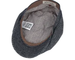 Hatteras Wool Black/Charcoal Flatcap - Stetson
