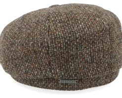 Hatteras Wool Brown Flat Cap - Stetson