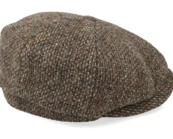Hatteras Wool Brown Flat Cap - Stetson
