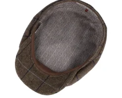Hatteras Wool Brown Flat Cap - Stetson