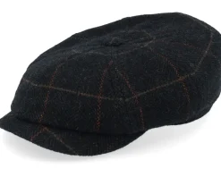 Hatteras Wool Dark Green Flat Cap - Stetson