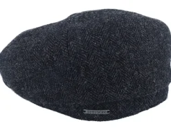 Hatteras Wool Herringbone Heather Black Flexfit - Stetson