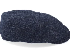 Hatteras Wool Navy Flat Cap - Stetson