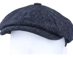 Hatteras Wool Navy Flat Cap - Stetson
