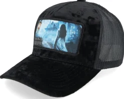 Haunting Velvet Black/Black A-frame Trucker - Scenes