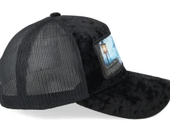 Haunting Velvet Black/Black A-frame Trucker - Scenes