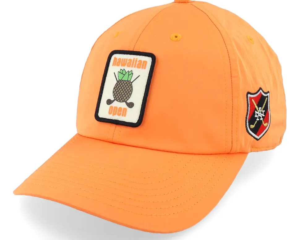 Hawaiian Open Drifter 19th Hole Golf Orange Dad Cap - American Needle