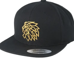Head Logo Black/Gold Snapback - Lions