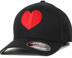Heart Black/Red Flexfit - Iconic