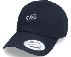 Hearts Love Friends Black Dad Cap - Abducted
