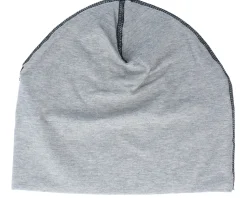 Heather Grey/Black Hemsedal Cotton Beanie - Beechfield