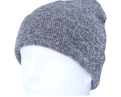 Heather Navy Cuff Blank Beanie - Beechfield