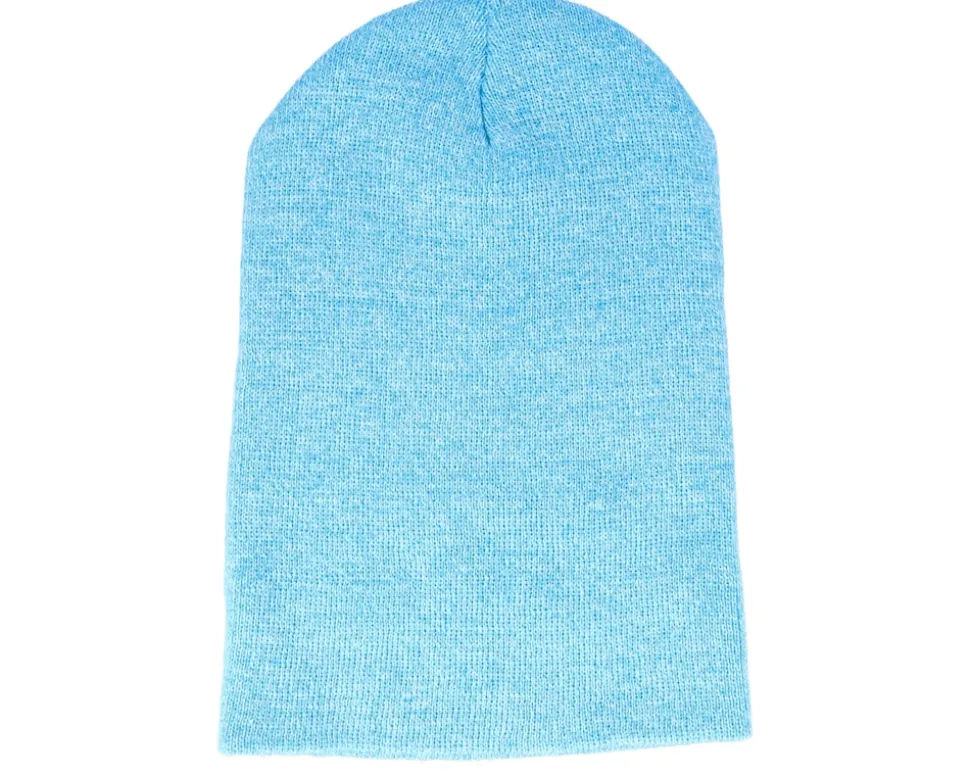 Heather Surf Long Blank Beanie - Beechfield